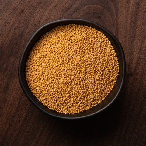 Farmersville Spice Co. Bulk Yellow Mustard Seeds - 25 lb Case
