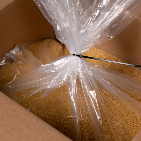 Farmersville Spice Co. Bulk Yellow Mustard Seeds - 25 lb Case