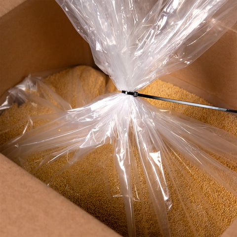 Farmersville Spice Co. Bulk Yellow Mustard Seeds - 25 lb Case